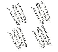 Wlauqueta 4X 1M Duty Chain for Vintage Chandelier Hanging Lamp,Pearl Black