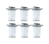 Wlauqueta 6 Pieces for ZR009006 Filter for X-Force Flex 8.60 Vacuum Cleaner Without Cleaning Accessories Washable Filter