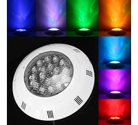 Wlauqueta 7 Colors 24V 18W LED RGB Underwater Swimming Pool Bright Light/Remote Control