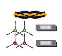 Wlauqueta 7 x Roller Brush Side Brush Hepa Filter for OZMO T8 N8Pro T9AIVI Robot Vacuum Cleaner