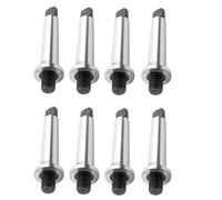 Wlauqueta 8 x Mt2 Morse Cone Adapter for Threaded Drill Chuck 2Mt 1/2-20 Inch Shank