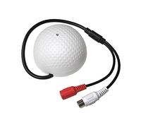 Wlauqueta Audio Surveillance MIC Sound Pickup Microphone for CCTV Surveillance Security IP Camera Built-in Preamp Wired Voice