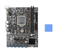 Wlauqueta B250C Motherboard + Thermal Buffer 12 Slot PCIE to USB3.0 Graphics Card LGA1151 Supports DDR4 DImm RAM for BTC Mining