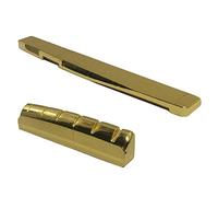 Wlauqueta Brass 6-String Acoustic Guitar Bridge and Saddle