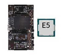 Wlauqueta BTC X79 H61 Mining Motherboard 5X PCI-E 8X LGA 2011 DDR3 Support 3060 3080 Graphics Card with Processor E5 2620 for BTC