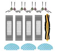 Wlauqueta Cleaning Cloth Brush Filter Accessory Part Set for N8 Pro N8 Pro + Vacuum Cleaner Robot