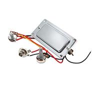 Wlauqueta Electric Guitar Prewired Double Coil Humbucker Guitar Harness Kit with 500K Potentiometer Volume Tone Pots