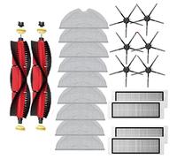 Wlauqueta for S5 S5Max S6 S6 MaxV S6 Pure E4 E5 Robot Vacuum Cleaner Replacement Parts Side Brush Hepa Mop