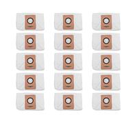 Wlauqueta For X1 OMNI Robot Vacuum Cleaner High Capacity Waterproof Dust Bag Spare Parts, Pack of 15