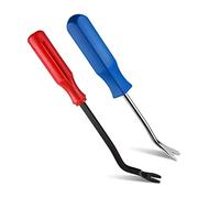 Wlauqueta Furniture Upholstery Staple Nail Removal Tool, 2 Pieces Steel Nail Extractor Remover Tool for Removing Staples in Wooden Case Furniture