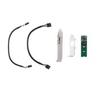 Wlauqueta Gigabit Network Adapter 2.5G Base-T Chip I225 Key M.2 B/M 2500Mbps to PCIe Ethernet Card 2.5Gb RJ45 LAN Controller Card