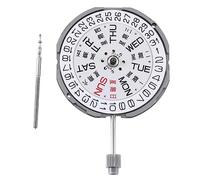 Wlauqueta GM02 Quartz Movement Dual Calendar 3Pin Movement Digital Watch Week Calendar Watch Placement Parts Accessories, As shown