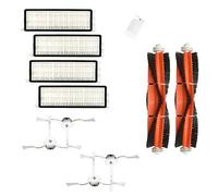 Wlauqueta HEPA Filter + Side Brush + Main Brush for Vacuum Cleaner for S1 S2 S50 Robot Vacuum Cleaner Parts Accessories