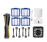 Wlauqueta HEPA Filter Side Brush Roller Brush Replacement for IQ Robot Vacuum Accessories RV1001AE RV1001