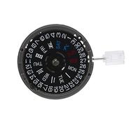 Wlauqueta NH36 Black Date Week Automatic 3.8 O'Clock Crown Watch Mechanical Movement Replacement Parts Black Date, Black