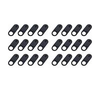 Wlauqueta , Pack of 24 Ultra Thin Web Camera Cover Slides Black