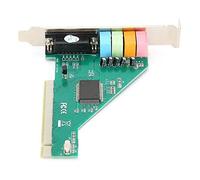 Wlauqueta PCI Sound Card 4.1 Channels Desktop Computer Integrated Sound Card Internal Surround Stereo Audio Card CMI8738