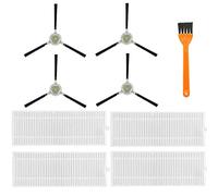 Wlauqueta Replacement HEPA Filter Side Brush Accessories K2 K4 M210 M210S M210B M213 Robot Vacuum Cleaner