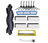 Wlauqueta Replacement Roller Brush Side Brushes HEPA Filters Compatible with Robot Vacuum Cleaner Accessories A4 A4S A40