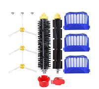 Wlauqueta Roller Side Brush Filter Wheel for 600 Series 606 610 620 630 650 660 675 676 Vacuum Cleaner Accessories