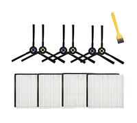Wlauqueta Side Brush Filter Replacement Accessory Kits for V8 V8S Plus X750 X800 X785 V80 Max Vacuum Cleaner Robot Vacuum Cleaner