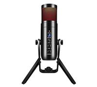 Wlauqueta USB Desktop Microphone RGB Condenser Microphone USB Condenser Microphone Live Conference Recording Monitor Condenser Microphone