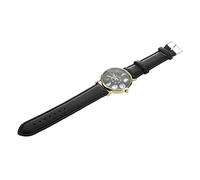 Wlauqueta Women's Quartz Watch with Leather Belt, Black, Black