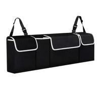 WLBGKYBVF Car Trunk Storage, for BMW X1 X2 X3 X4 X5 X5M X6 Anti Slip Foldable Adjustable Car Boot Organiser Car Storage Accessories for All Vehicles