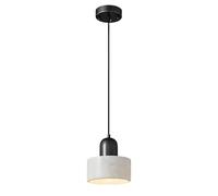 WLBHWL 5.9'' Natural Marble Pendant Lights Kitchen Island Hanging Lights Unique Marble Lampshade Industrial Chandelier Nordic Hanging Ceiling Lighting Fixture for Dining Room,Bedside,Kitchen,Hallway