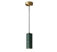WLBHWL Japanese Style Wabi Sabi Pendant Light Nordic Marble Chandeliers Dark Green Natural Stone Shade Hanging Light Fixture for Dining Room Bedside Kitchen Island Hallway