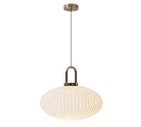 WLBHWL Milk Glass Pendant Light Fixture For Kitchen Island, Gold Vintage Chandelier Adjustable Hanging Ceiling Lighting Fixture For Dining Room, Living Room, Stairway, Hallway, Or Entrance