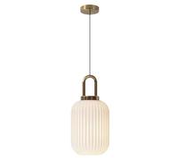 WLBHWL Milk Glass Pendant Light Fixture For Kitchen Island, Gold Vintage Chandelier Adjustable Hanging Ceiling Lighting Fixture For Dining Room, Living Room, Stairway, Hallway, Or Entrance