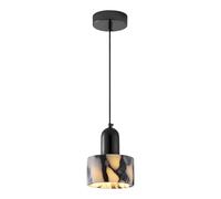 WLBHWL Wabi Sabi Pendant Light Natural Stone Retro Japanese Style Natural Marble Hanging Ceiling Lighting Fixture Vintage Hanging Light for Kitchen Island Dining Room Bedroom Hallway Bedside