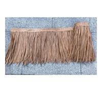 WLCGYD Artificial Thatch Roofing 1 M Long, 2 6 10 22 36 42 58 60 Pieces Realistic Thatched Roof Roll for Tiki Bar/Hut/Poolside Cabana/Umbrella Top, Simulation Gazebo Decor(B,42pc)