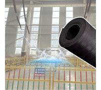 WLCGYD Black High Voltage Insulated Mat, 1 2 3 4 5 6 7 8 9 10 M Non Conductive Rubber Mat for Electric Safety - Commercial/Residential, Dielectric Floor Mats for Work Place/Substation(LXT 2mx5mm)