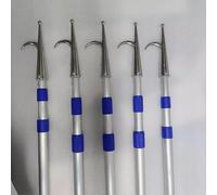 WLCGYD Hook and Moor Boat Hook 5pack, Portable Dock Boat Pushing Pole Rod with Stainless Steel Hooks - Commercial/Residential, Boat Accessories(6m/19.7ft)