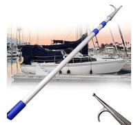 WLCGYD Telescopic Aluminum Boat Hook, 2m 3m 5m 6m Multifunctional Boat Docking Sticks for Pushing and Pulling Boats In Any Water Conditions, Water Rescue Poles(600cm/236.2in)
