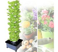 WLCNYL 15 Floors 45 Holes Hydroponics Tower Set Hydroponic Growing System, Hydroponics Growing System for Indoor Herbs,Aquaponics Growing System, suitable for indoor home balcony