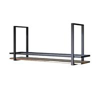 WLCNYL Ceiling Wine Rack Hanging Shelf with Guardrail Ceiling Decoration Shelf Ceiling Mounted Hanging Wine Bottle Holder Wine Glass Shelves Shelf Champagne Glass Rack for Restauran