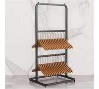 WLCNYL Lingerie Garment Rack 3/4 Tiers Hanger Storage Rack, Boutiques Retail Display Stand, Clothing/trouser Hanger Storage Shelves, Underwear Socks Gloves Scarves Organizer