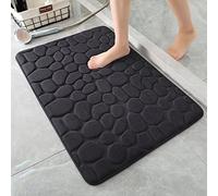 WLCNYL Luxury Soft Bathroom Rugs Memory Foam Super Cozy Velvet Bath Mat Non-Slip Water Absorbent Shower Carpet Washable Thick Rectangular Floor Mat