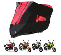 WLCYX Motorcycle Covers for Benelli TNT 180S 2024 Waterproof Motorbike Cover Dust UV Outdoor Dust All Weather Protective Covering Accessories,Blackred