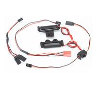 WLD-RC RC Light Bar Kit for ARRMA 1/10 Gorgon & Quake Only, Snap-On Design, Front White Rear Red Lights