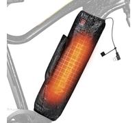 WLDOCA Heated E-Bike Battery Cover, Winter Waterproof Thermal Case for Electric Bicycle, Extends Battery Life Range in Cold Weather for Commuting and Riding,Black