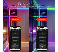 WLED ESP32 LED Strip Controller, 4 Outputs Ethernet, Music Sound React