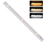 Wlerla 60cm Cat's Eye Smart LED Wireless Motion Sensor Light - Ultra-Thin Induction Lamp for Wine Cabinet, Wardrobe, and Entrance