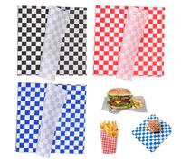 wlertcop Wax Paper Sheets for Food Wrapping, Greaseproof Parchment Paper
