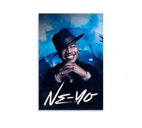 WLFUUNB Ne-Yo Pop Singer Cool Retro Music Album Cover Canvas Poster Wall Art Decorative Painting Bedroom Painting Posters 16x24inch(40x60cm) Unframe-style