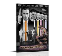 WLFUUNB Reservoir Dogs Great Retro Movie TV Series Canvas Poster Wall Art Decorative Painting Bedroom Painting Posters 20x30inch(50x75cm) Frame-style