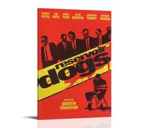 WLFUUNB Reservoir Dogs Great Retro Movie TV Series Canvas Poster Wall Art Decorative Painting Bedroom Painting Posters 08x12inch(20x30cm) Frame-style